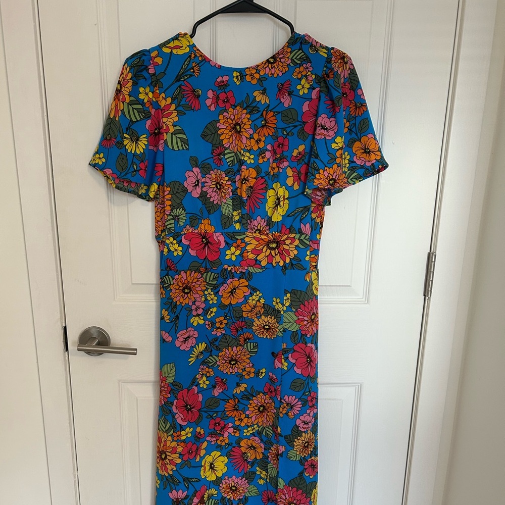 Sugarlips Vibrant Floral Midi Dress